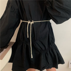 Elegant Waist Belt Womens Dress Outerwear Decorative Slimming Versatile Waist Seal Small Audience Waist Chain Summer