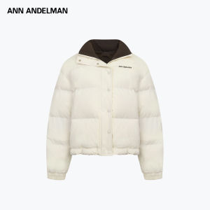 ANN ANDELMAN | Two-side Wear Colorblock Down Jacket Short Style