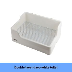 Sanho Rain Rabbit Big Toilet Totoro Guinea Pig Large Anti-Flip Leak-Proof Urine Bedpan High-Quality Pet Supplies