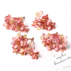 Vườn Hoa Lụa Giả Cổ Điển Hoa Cầu Thêu Hoa Cưới Trang Trí Tường DIY Phụ Kiện Tóc Hanfu Thủ Công Trung Quốc Đại Lục