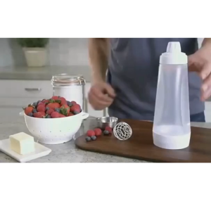 Hotcake Shake & Squeeze Bottle Mixer – BPA-Free Pancake Batter Dispenser