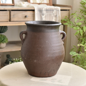 Retro Ceramic Flower Pot Succulent Planter Handmade Artistic Shop Window Decorative Piece Vintage Chinese Style Home Decoration