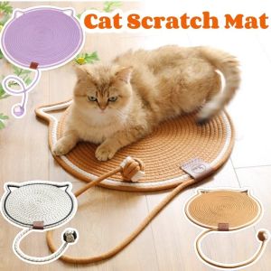 Cat Scratch Mat Cotton Rope Anti-scratch Claw Grinding Pad Pet Sleep Mat Cat Self Hi Toys