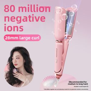 Egg Roll Hair Curling Iron 32mm Large Curling Wand Hair Styling Tool for Women Home Travel Salon Use Ceramic Heating Negative Ion