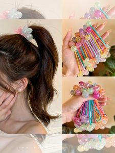 Korean Style High Elasticity Durable Hair Ties for Little Girls Cute Hair Bands Hair Bands Fashionable Hair Accessories