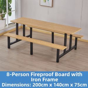 Stainless Steel Dining Table for Canteens
