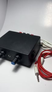 Amplifier Miniatur 2 Chanel Stereo Free Kabel Aux 5 Volt