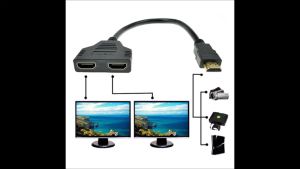 Cáp Chia Tín Hiệu HDMI 1 Ra 2 Đầu