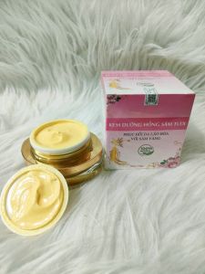 Kem dưỡng trắng da Hồng sâm tươi cung cấp độ ẩm cho da giúp loại bỏ các thành phần có hại cho da làm sạch và dưỡng ẩm da một cách hiệu quả