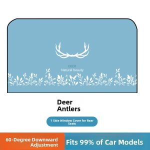 HELLOLEIBOO | Car Sunshade Curtain Front Windshield Heat Insulation Privacy Side Window Magnetic Sun Block Car Interior Decoration Accessories