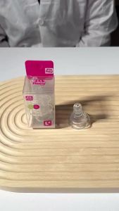 Penghantaran dari China [2025] Dot Silikon Cecair Bayi Baru Lahir Leher Lebar Tiruan Susu Ibu Dot Bayi Fleksibel Tahan Koyak Penenang 3.1