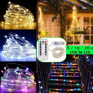 【Fei_fei】พร้อมส่งจ้า5 / 10 / 20 ม . ไฟ LED กันน้ำ ไฟกระพริบ ไฟตกแต่ง LED ไฟตกแต่งบ้าน ไฟประดับสวน