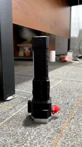 Local Stock!! Flashlight Adsorbable Waterproof Searchlight USB Recharging Work Lights COB Safety Hammer Data Cable Side