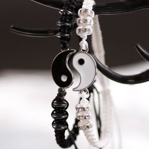 OR🧸 2 PCS / Set Gelang Estetika Gelang Kepang Fashion Korea Wanita yang Dapat Disesuaikan COD