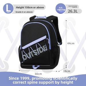 Dr. Kong | Backpack for Student Load Reduction and Spine Protection Large Capacity