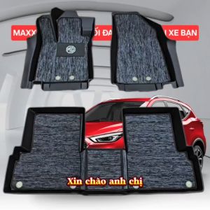 MG ZS: Thảm lót sàn MAXXCAR nhựa TPE NGUYÊN SINH đúc 5D tràn viền cho xe MG ZS 2022+ + Rối logo cao cấp.