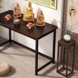 Buddha Table Altar Console Table Altar Cabinet Buddha Altar Cabinet Entrance Table Buddha Altar Cabinet New Long Household Incense Desk 神台桌