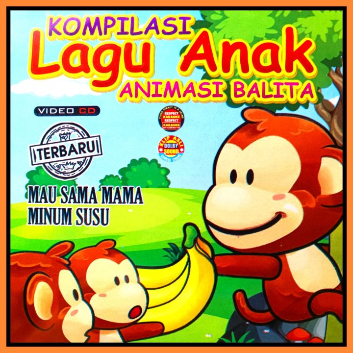 KASET VCD MUSIK 23 LAGU ANIMASI ANAK BALITA - TK - PAUD VOLUME 4 TERBARU DAN TERVIRAL.