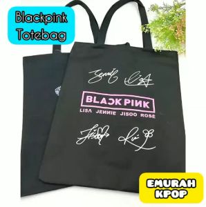 BLACKPINK Tote Bag Canvas Bag kpop Beg BORN PINK PINK VENOM