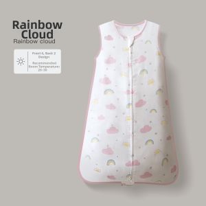 Summer Light Pure Cotton Muslin Sleeveless Sleep Sack