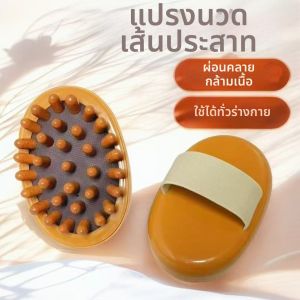 แปรงนวดหมุนได้สำหรับทั้งชายและหญิง แปรงนวดสะพานหลังกระดูกสันหลังแบบท่องเที่ยวสำหรับใช้ในบ้าน แปรงนวดสำหรับนวดหน้าท้องและข้อเท้า