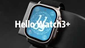 นาฬิกา Smartwatch HelloUltra3+ แถมเคสฟิล์มและสายเหล็กสแตนเลส ความจำ 1GB จอ Super Amoled