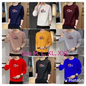 Bisa COD Sweater Keren Kaos Pria Distro Sorry Yee Crewneck Trendy Sweatshirt Eelegan Sweter Kasual