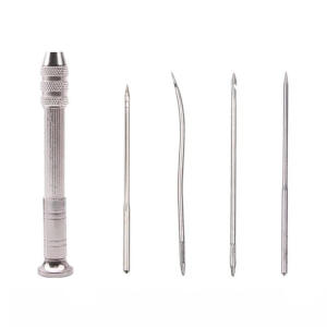 Leather Sewing Awl Set Replaceable Multifunctional Shoes Repair Tool Kit Punch Stitching Needles DIY Sewing Leathercraft