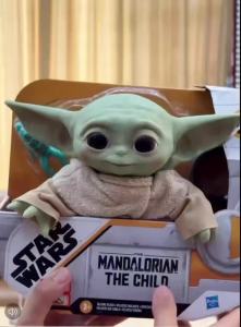 Hasbro | Hasbro Yoda Baby Mandalorian Grogu Star Wars Talking Action Figure - Only Talks Doesnt Move