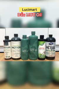 Dầu dừa MCT Oil chuyển hóa chất béo Medium Chain Triglycerides các loại [Hàng Mỹ]