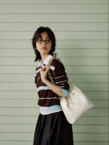 Just Star | Commuter Large Capacity Bucket Bag Tote & Crossbody