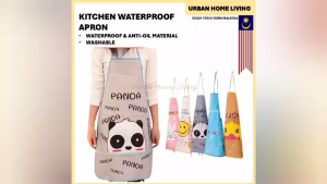 Lovely Carton Kitchen Waterproof EVA Apron Apron Memasak EVA Kalis Air [Ready Stock] Urban Home Living