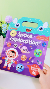 [FAST SHIPPING] Reusable Educational Sticker Books Childrens Activity Sticker Book DIY Quiet Book Birthday Goodies Bag Gift Pack