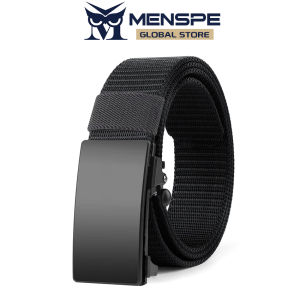 MENSPE Men Belt Outdoor Nylon Belt Automatic Buckle Belt Simple Fashion Belt  Men’s Waist Belts Casual Business Belt Jeans Belt Nice Waistband Nylon for Men