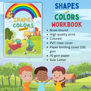 Shapes and Colors Workbook for Beginners Coloring 50 pages