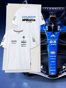 DINGSHA | 2026 Williams Team Formula 1 Short Sleeve T-Shirt Cotton