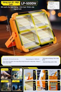 BOLUNKE | Đèn Pin Sạc Năng Lượng Mặt Trời Dùng trong Trường Hợp Khẩn Cấp
