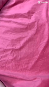 1 Mét Vải Nhung Gân Tăm Màu Hồng Khổ 1m4 Hàng Công Ty
