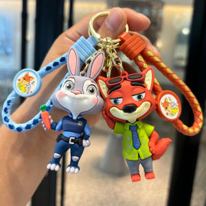 พวงกุญแจดิสนีย์มิกกี้เมาส์มินนี่ไลล่า & สติทตุ๊กตาพวงกุญแจเครื่องประดับใหม่พวงกุญแจขายส่งจี้ห้อยรถยนต์ของเล่นเด็กของขวัญ