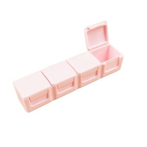 New Hot Premium Portable Travel Small 4 Grids Pill Box Cases Container Organizer Storage Tablets for Vitamin Medicine Fish Oils