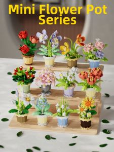 CHAOLECHUANG | Eternal Flower Bouquet Intelligence Building Blocks
