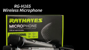 RAYHAYES RG-H16S 2.4G Wireless Microphone with RGB Light Strip Professional Karaoke Mic
