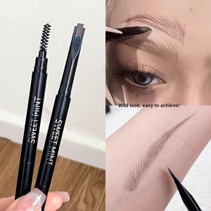 Ultra-Fine Dual-Head Eyebrow Pencil Natural Fade Womens Wild Style Waterproof Sweat-Proof Long-Lasting Makeup Tool