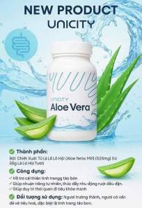 Aloe Vera giúp làm sạch ruột và giảm táo bón.