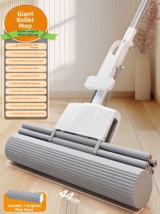 TEITEIRO | Large Size Absorbent Sponge Lazy Use Mop Free Hand Wash Clean