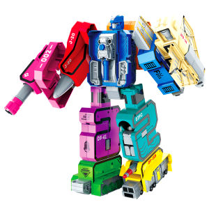 LINGDONG BAOBAO | Educational Digital Transformation Assembling Robot Toy 3-6 Years Old