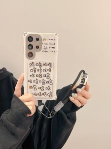 เคสโทรศัพท์ Samsung S25 Ultra แบบมีช่องใส่บัตรพร้อมสายคล้อง ป้องกันการตกหล่น ดีไซน์เรียบง่าย เปลือกป้องกันพร้อมสายคล้อง