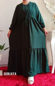 Gamis Rayon Polkadot Ld 120cm by Quinjaya