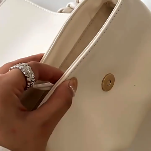 Tas wanita style korea hiasan pita tali anyam desain terbaru shoulderbag masa kini