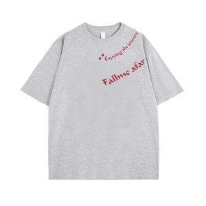 SUOSHE | Extra Large 300 Pounds Simple Letter Printed T-Shirt Cotton